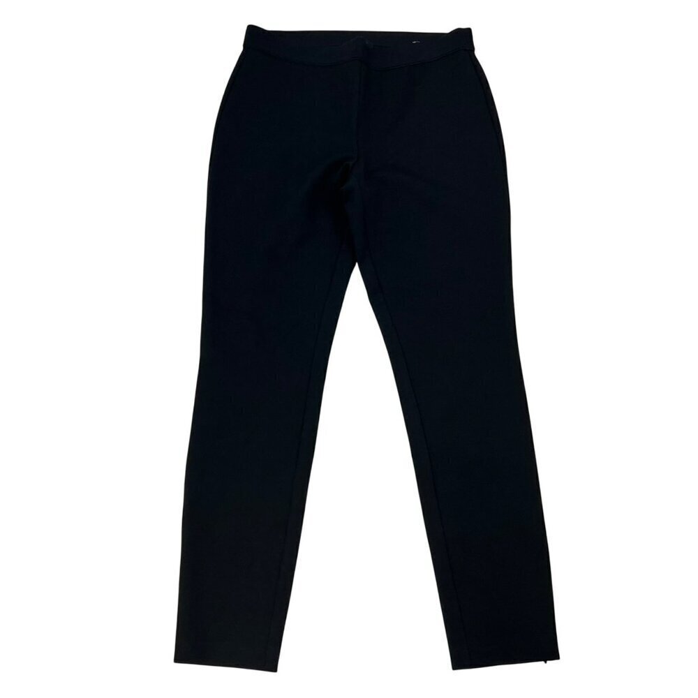 Talbots Dress Pants Women’s Size 8 Black Skinny Pull On Ankle Zip